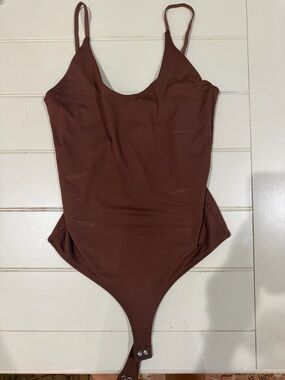 ReoRia Brown Girls' One-Piece Bodysuit